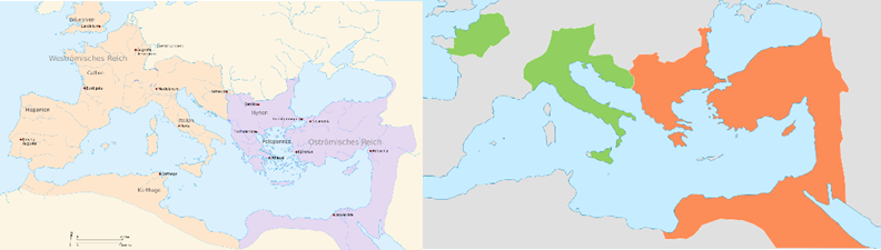 Römisches Reich Zerfall